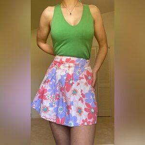 Floral Tennis Skirt 🌼